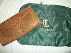 NWT Anthropologie Lockheart Leather Butterfly Clutch Purse