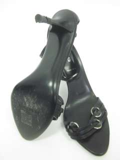 JIL SANDER Black Ankle Strap Classics Pumps Sz 37 7  
