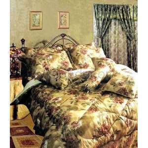   Jacquard Cal King Bed in a Bag Comforter Bedding Set