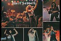 BLACK SABBATH POSTER Live on Stage Collage RARE HOT NEW  
