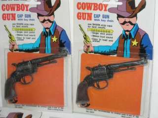 usa sale only inv 113cwby 5 vintage unused mini cowboy cap gun toy 