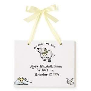  personalized baptism tile
