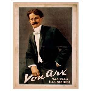   Theater Poster (M), Von Arx magician illusionist
