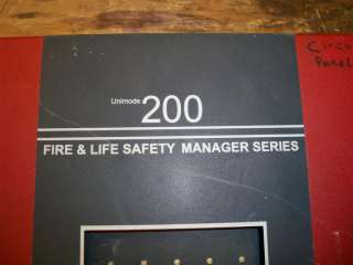 ADT Fire & Life Safety Manager Unimode 200 Alarm System  