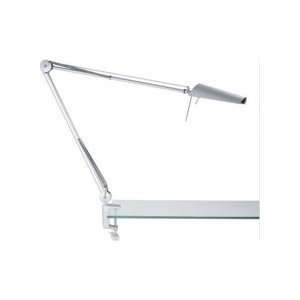  Luxo Air Edge Clamp Mount Desk Lamp Finish Aluminum Grey 