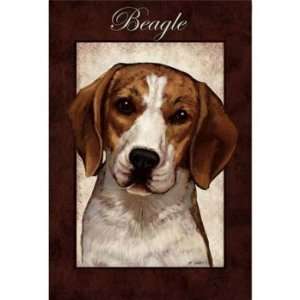  Beagle Portrait Garden Flag Patio, Lawn & Garden