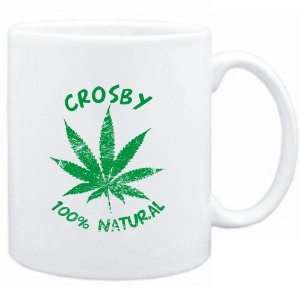  Mug White  Crosby 100% Natural  Male Names Sports 