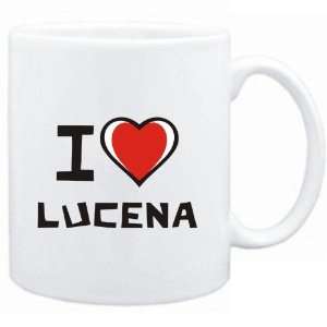  Mug White I love Lucena  Cities