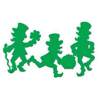 St Patricks Day Leprechaun Cutout Party Decorations  
