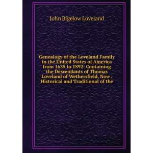 Genealogy of the Loveland Family in the United States of America from 