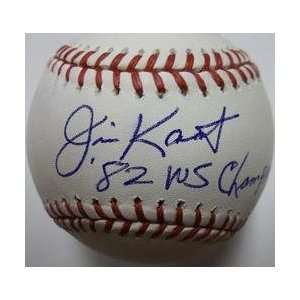  MLBPAA Jim Kaat 82 WS Champs Autographed Baseball Sports 