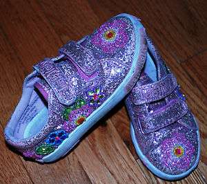 LELLI KELLY TODDLER GIRLS PINK SPARKLE SHOES SIZE 27 size 10 USA 5T 