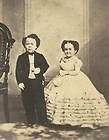 CDV PHOTO COMMANDER NUT MINNIE WARRE MIDGET CIRCUS RARE