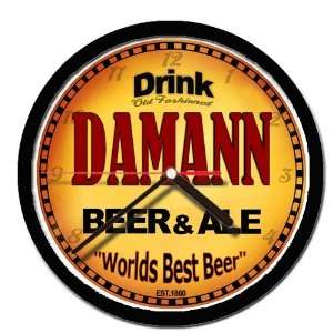  DAMANN beer ale wall clock 