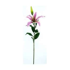 Silk Flowers oriental lilly bud rubrum/pink 