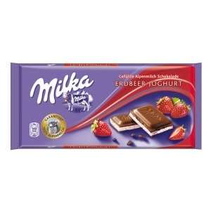 Milka   Erdbeer Joghurt  Grocery & Gourmet Food