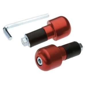 LOCKHART PHILLIPS SMOOTH BAR ENDS   RUBBER MOUNT (RED)