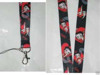Betty Boop Lanyard ID Keychain/Cell Phone Strap  