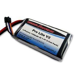   RC Pro Lite V2 1350mAh 7.4V 2 Cell LiPolymer 2s 1350 Lithium Battery