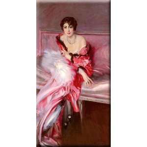  Portrait Of Madame Juillard In Red 8x16 Streched Canvas 