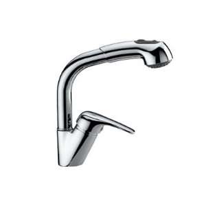  LineaAqua Calypso Single Lever Pull Out Kitchen Sink Faucet 