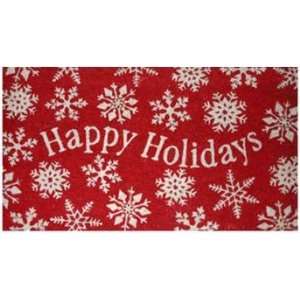  Happy Holidays Doormat   18x30 Patio, Lawn & Garden
