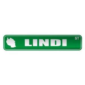   LINDI ST  STREET SIGN CITY TANZANIA