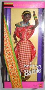 1993 KENYAN BARBIE   DOLLS OF THE WORLD COLLECTION   SPECIAL EDITION 