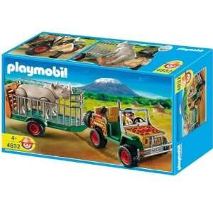  Playmobil 4832 African Wild Life Set Rangers Vehicle with 