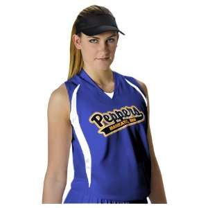  Custom Alleson 558W Women s Sleeveless Softball Jerseys RO 