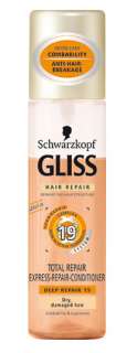 GLISS KUR Total Repair   Shampoo   Express Conditioner  