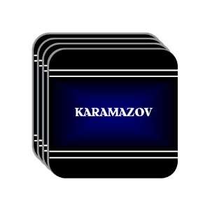  Personal Name Gift   KARAMAZOV Set of 4 Mini Mousepad 