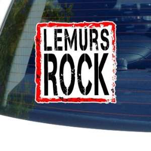  Lemurs Rock   Window Bumper Laptop Sticker Automotive