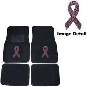  Pink Ribbon Breast Cancer Awareness Logo Gem Crystal 