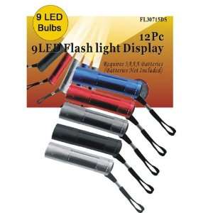 9 Bulb METAL Led Flashlight,