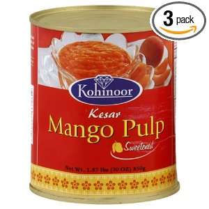 Kohinoor Kesar Mango Pulp, 30 Ounce Grocery & Gourmet Food