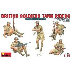  1/35 British Soldiers Tank Riders Toys & Games