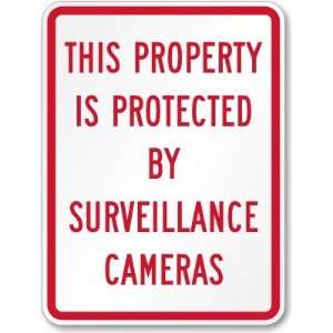  This Property is Protected by Surveillance Cameras Diamond 