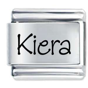  Name Kiera Gift Laser Italian Charm Pugster Jewelry