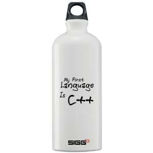  My First Language Humor Sigg Water Bottle 1.0L by 