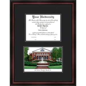  ECU East Carolina University Diploma Frame & Lithograph 