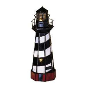   Lighthouse Accent Lamp Table Lamps Stained Art Glass