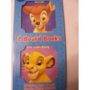   Board Book Set ~ Bambi & The Lion King (and Friends) Toys & Games