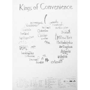 Kings Of Convenience 2005 Tour Concert Poster 