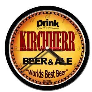  KIRCHHERR beer and ale cerveza wall clock 