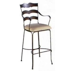  Pro Series Slate Ladder Chair (Cream Canvas / Latte Finish 