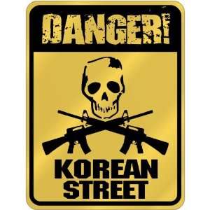 New  Danger  Korean Street  North Korea Parking Sign 