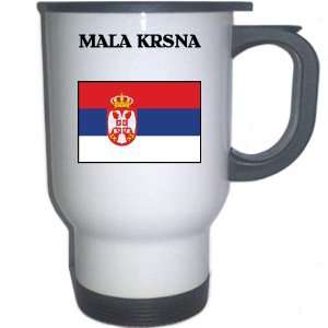  Serbia   MALA KRSNA White Stainless Steel Mug 