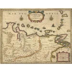  1630 map of Venezuela