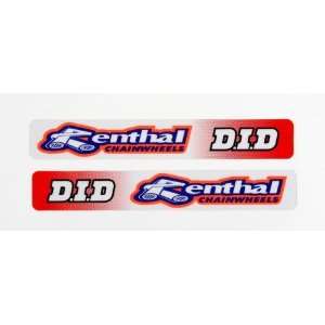   Style Universal Swingarm Decals     /Renthal/DID Red Automotive